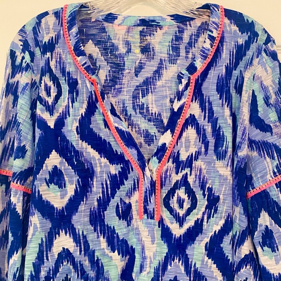 EUC Lilly Pulitzer Kalissa Cotton Knit Tunic Skipped A Beach L - Picture 5 of 15